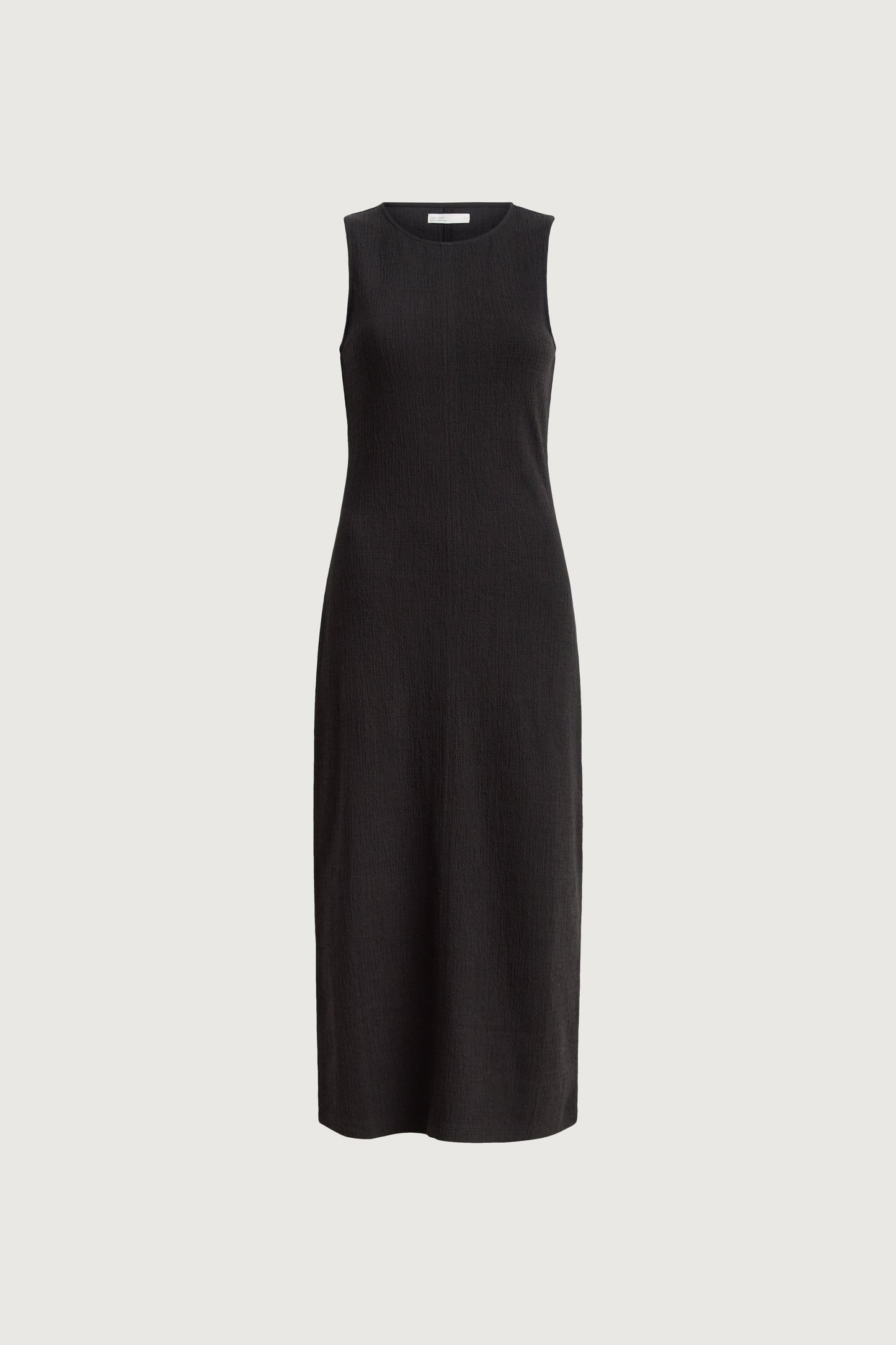 KNIT SLEEVELESS MIDI DRESS