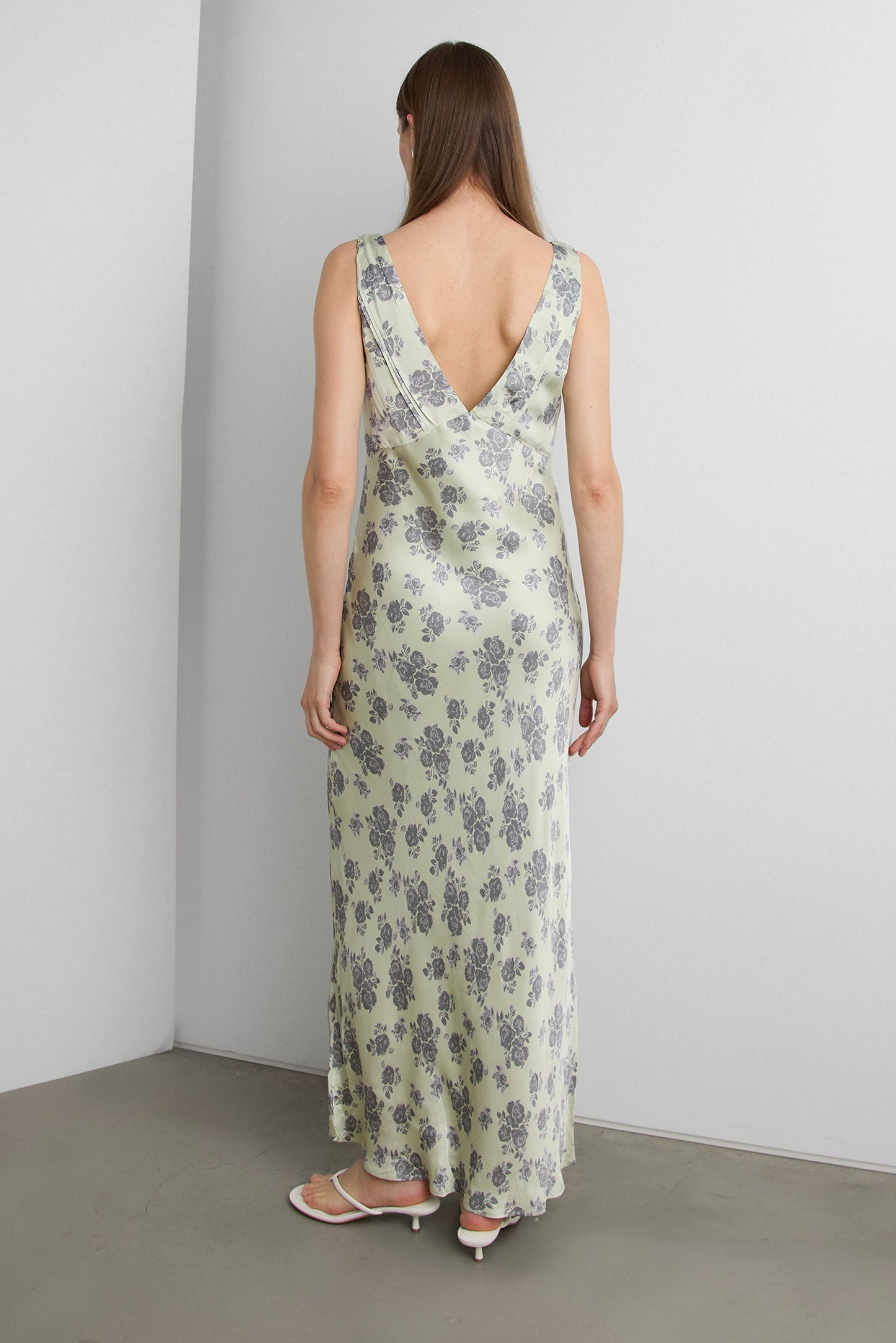 VINTAGE FLORAL MAXI DRESS