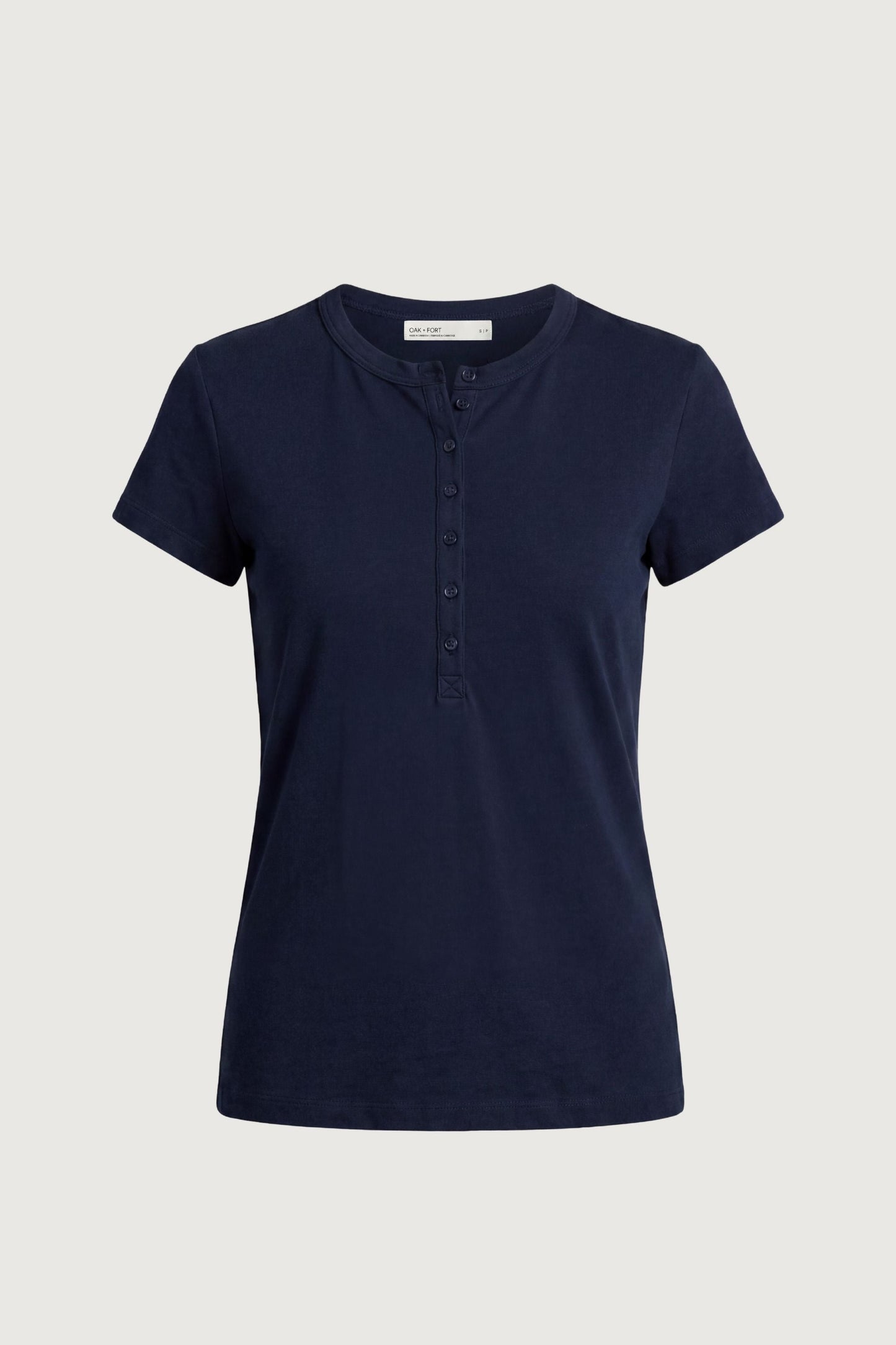 SLIM FIT HENLEY NECK T-SHIRT