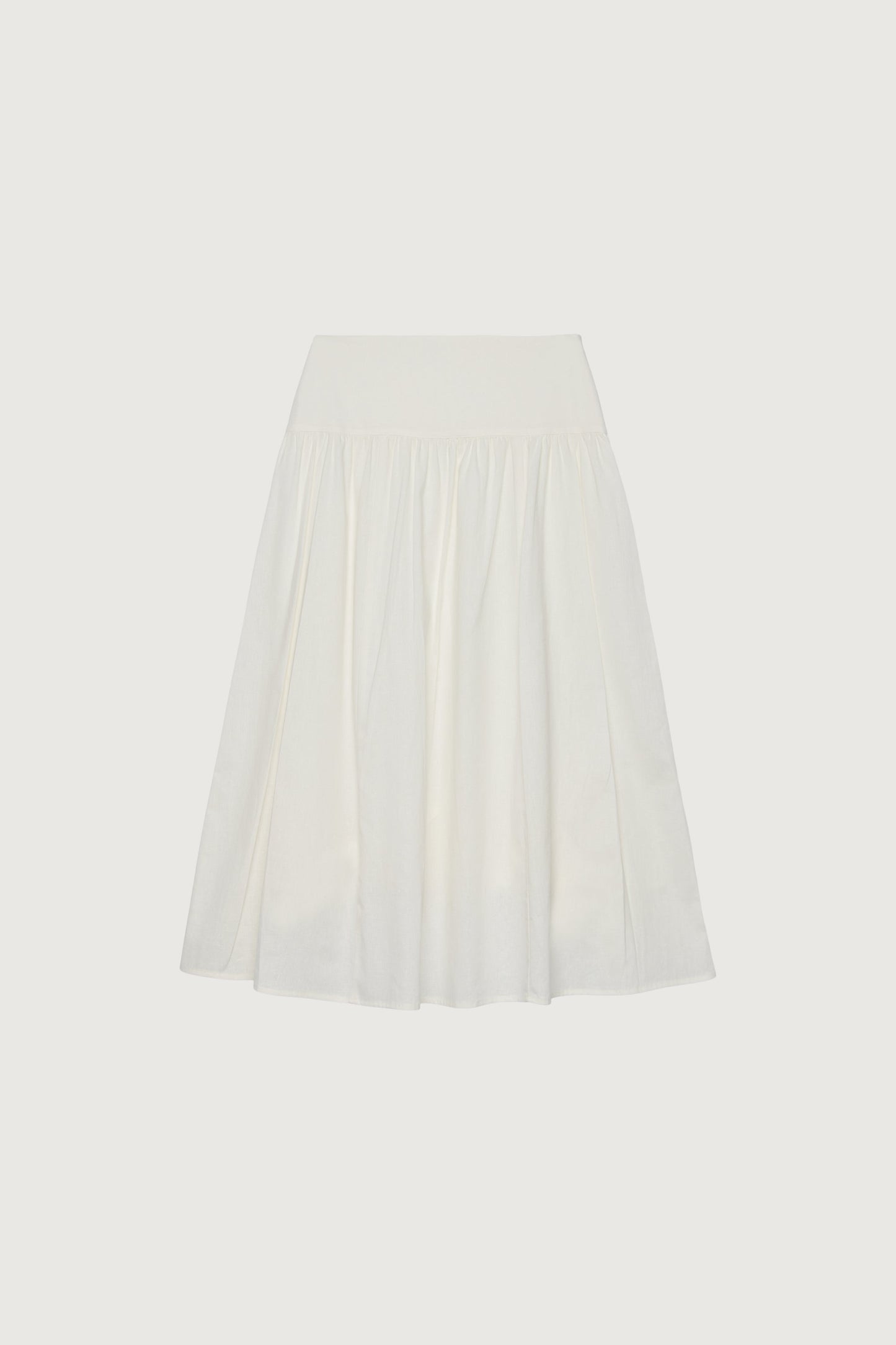 LINEN MIDI SKIRT