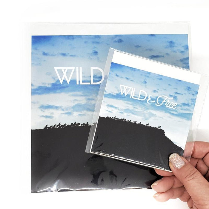 Art Print - 4x4 - Wild & Free (Wild Horses Monument) by Michaela Rose
