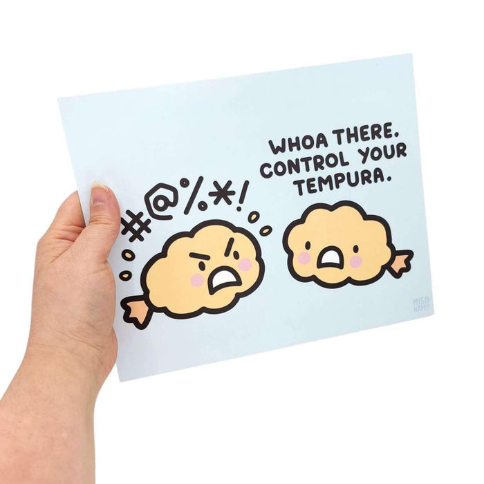 Art Print - 8x10 - Control Your TEMPURA by Mis0 Happy
