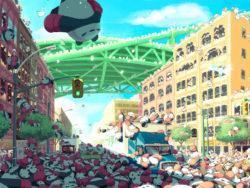 Art Prints - 11x17 - Pandarama (4 panels) by Punching Pandas