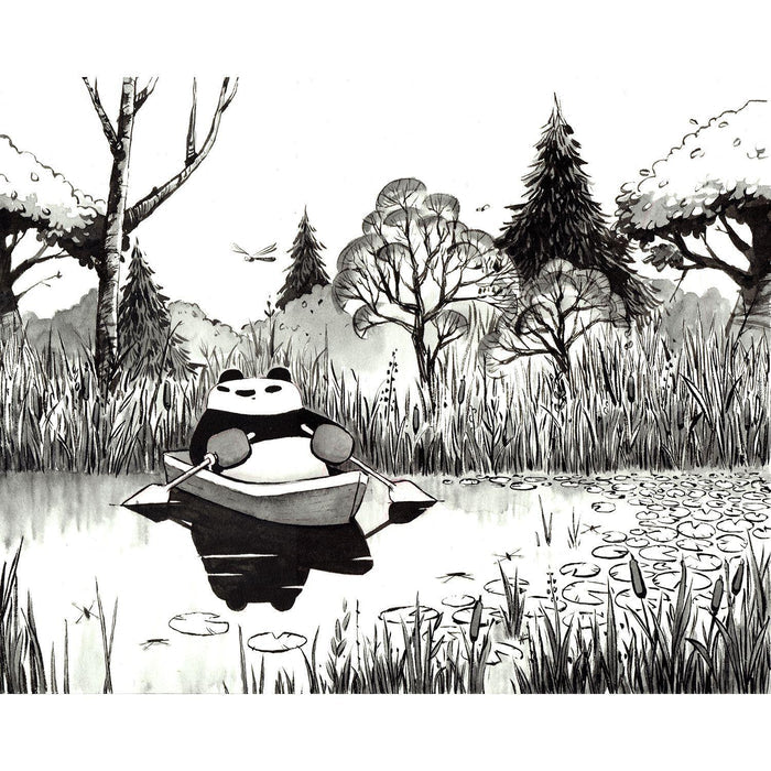 PU119 $20 - B&W Pond Panda