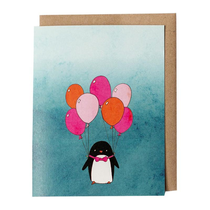 Card - Party Penguin by Red Umbrella Designs
