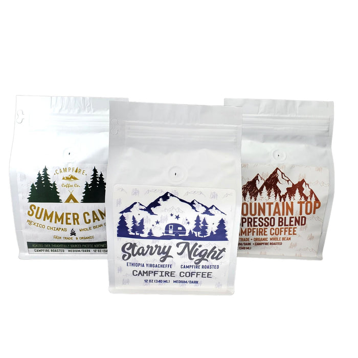 Coffee Beans - Starry Night - Ethiopia Yirgacheffe in Medium Dark Roast by Campfire Coffee Co.