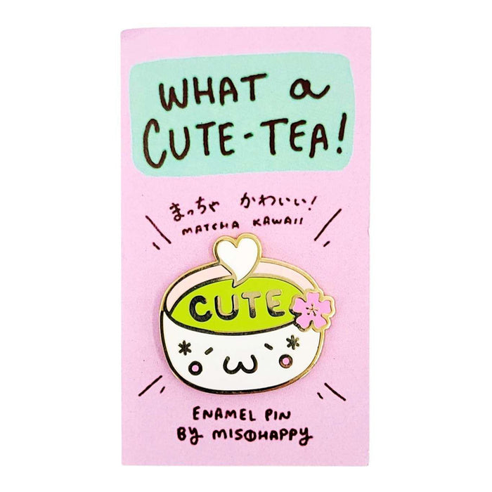 Enamel Pin - Cute Tea by Mis0 Happy