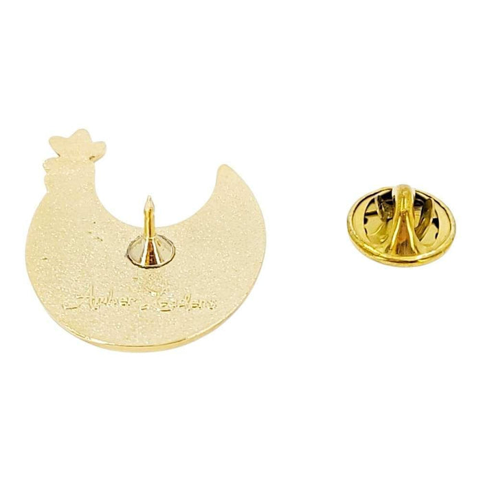 Enamel Pin - Red Chicken by Amber Leaders Designs