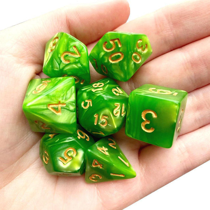 Soap - Dragon Egg with Set of 7 Dice (Green) by Artisan Bath Co.