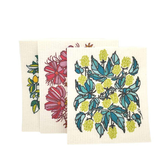 Swedish Dish Cloth - Hops by Little Green