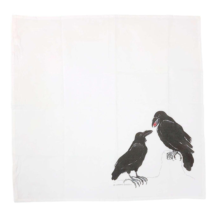 Tea Towel - Ravens by Chavah's Garden