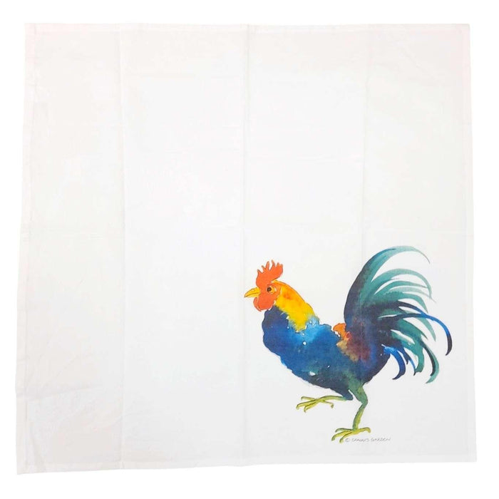 Tea Towel - Rooster by Chavah's Garden
