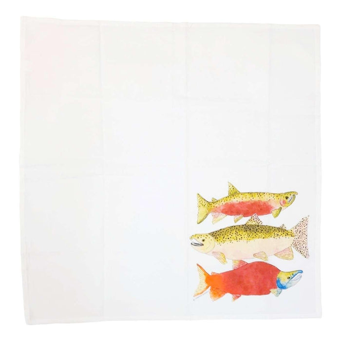 Tea Towel - Salmon by Chavah's Garden