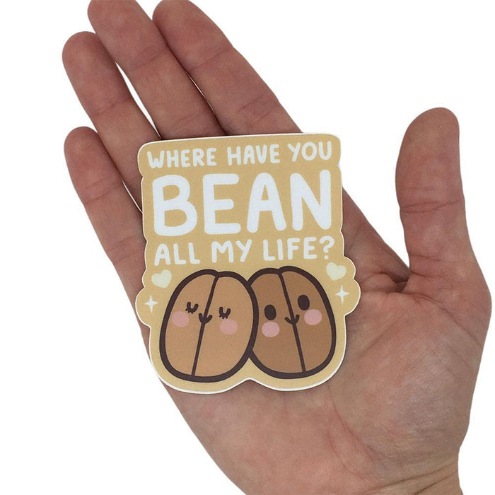 Vinyl Stickers - Where Have You BEAN by Mis0 Happy