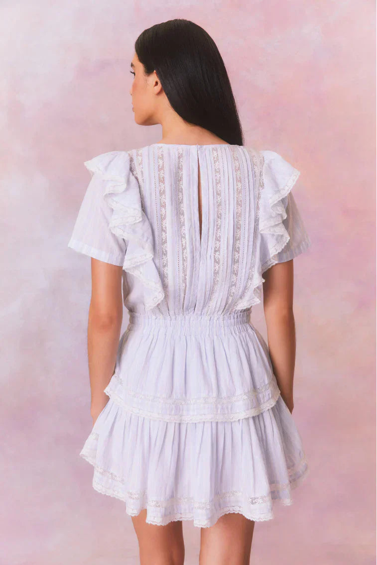 Natasha Stripe Cotton Mini Dress