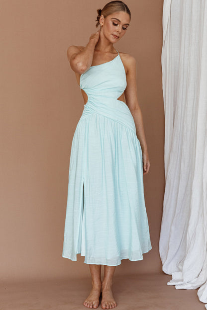 Destination Open Back Midi Dress Mint
