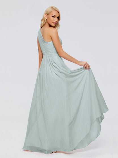 Arabella One-shoulder Chiffon Bridesmaid Dresses