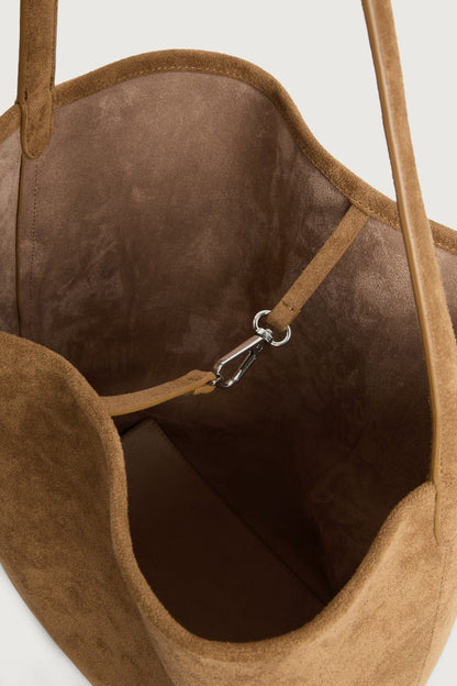 SLOANE TOTE IN VEGAN SUEDE