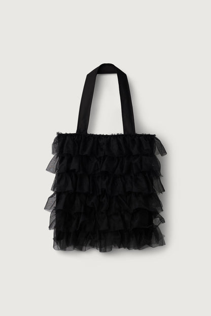 RUFFLE TULLE TOTE BAG