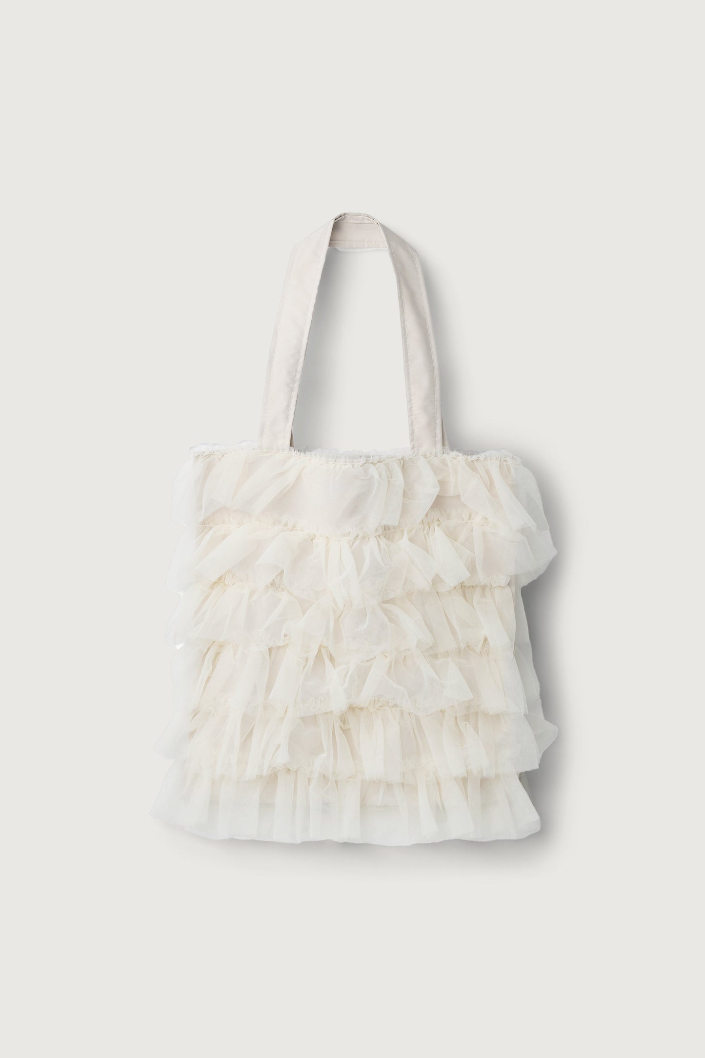 RUFFLE TULLE TOTE BAG