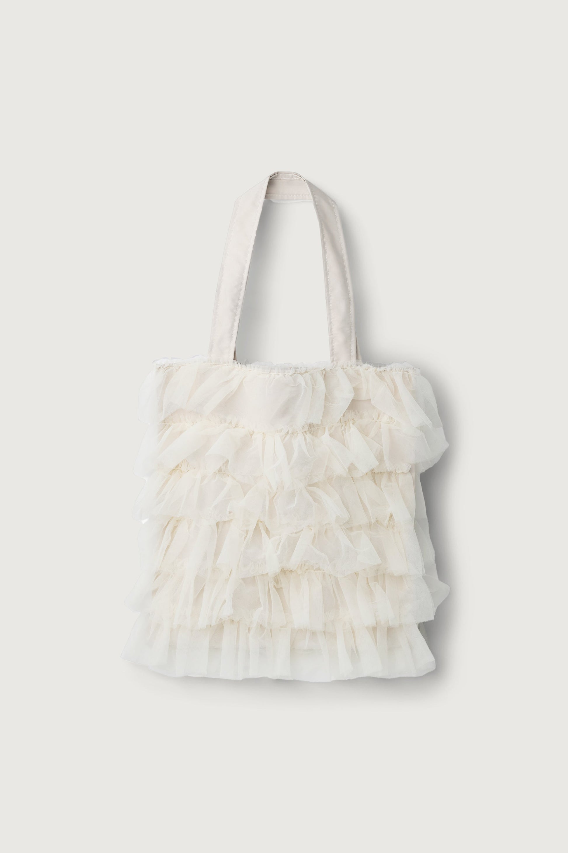 RUFFLE TULLE TOTE BAG