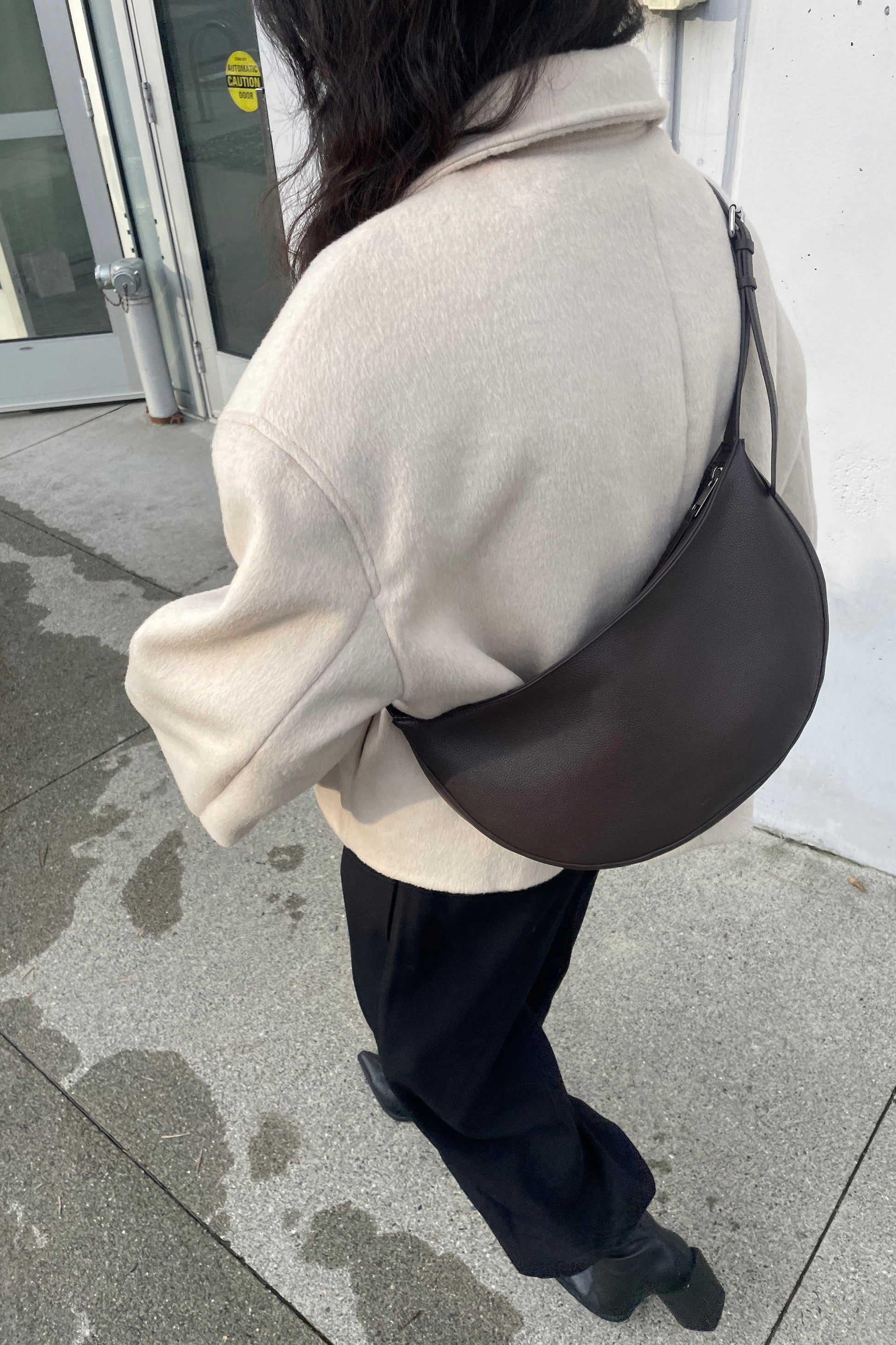 VEGAN LEATHER SLING BAG