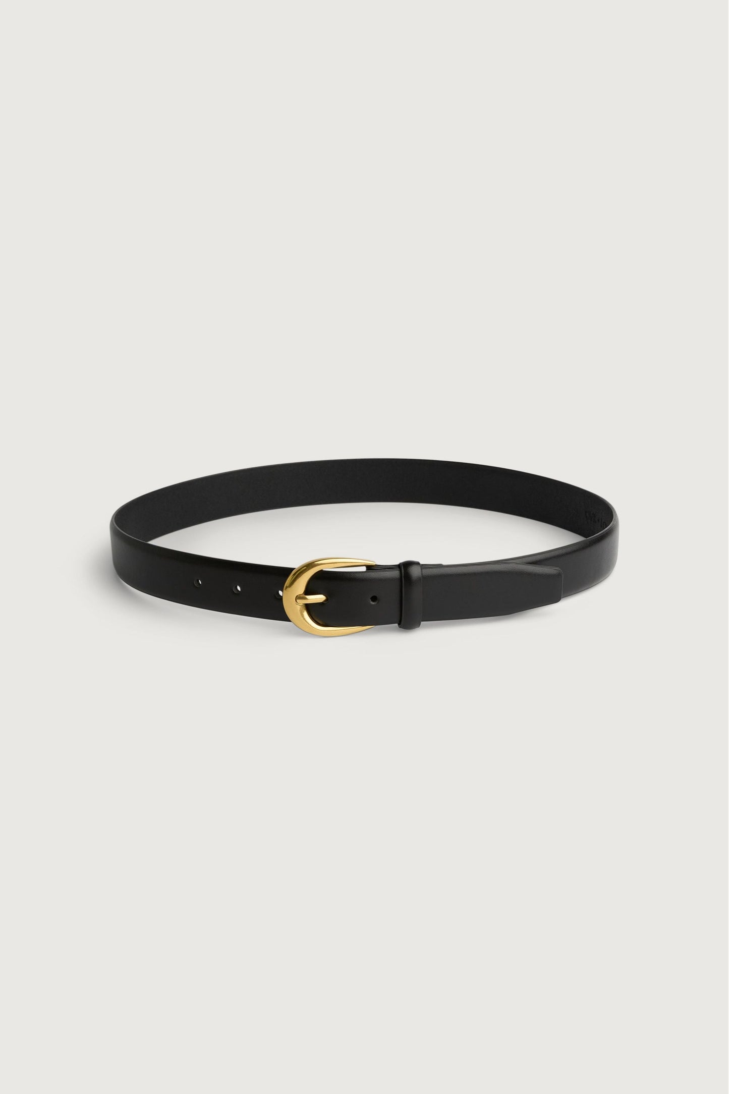 GENUINE LEATHER BRUSHED METAL BELT