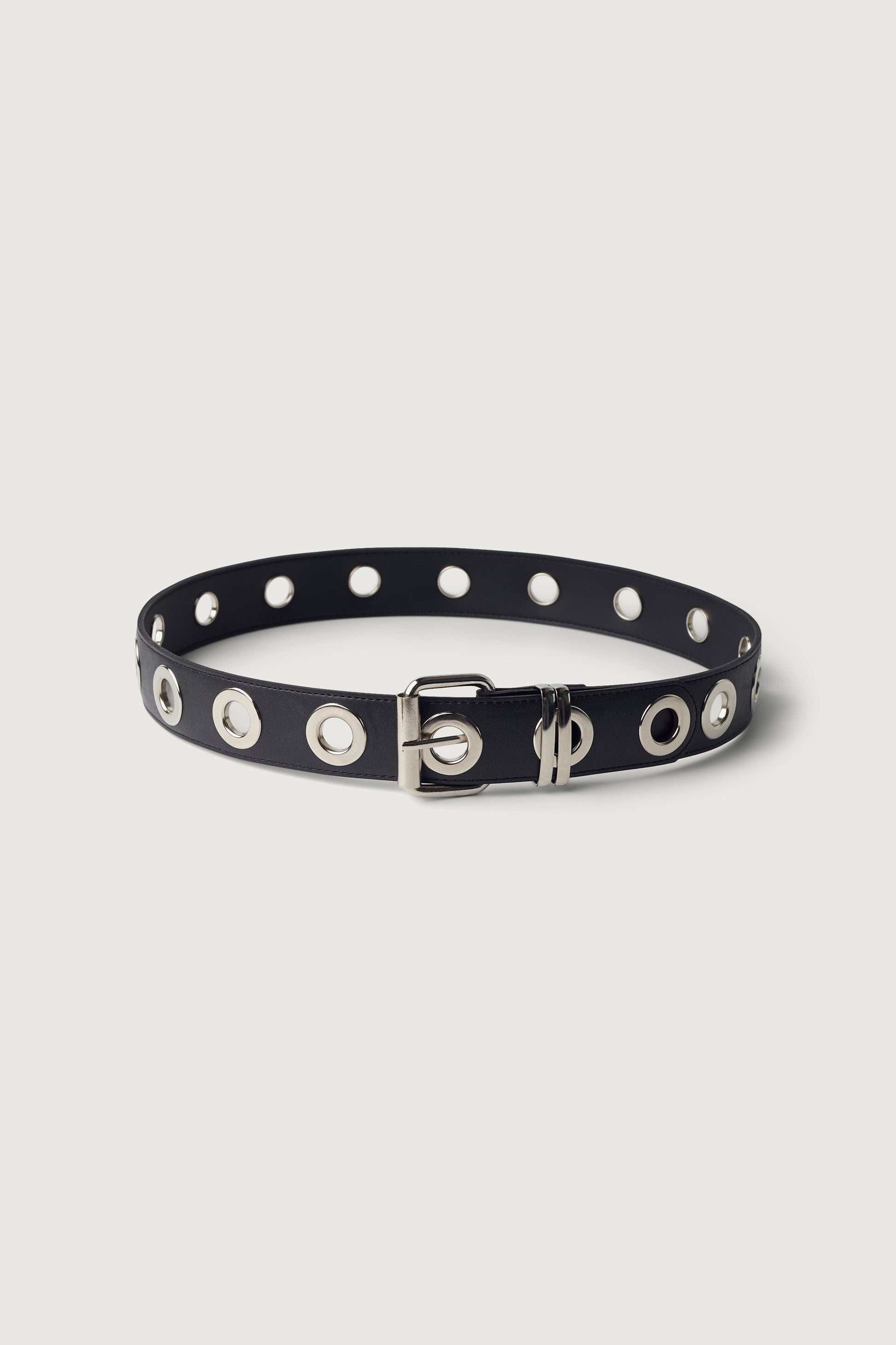 VEGAN LEATHER EYELET BELT