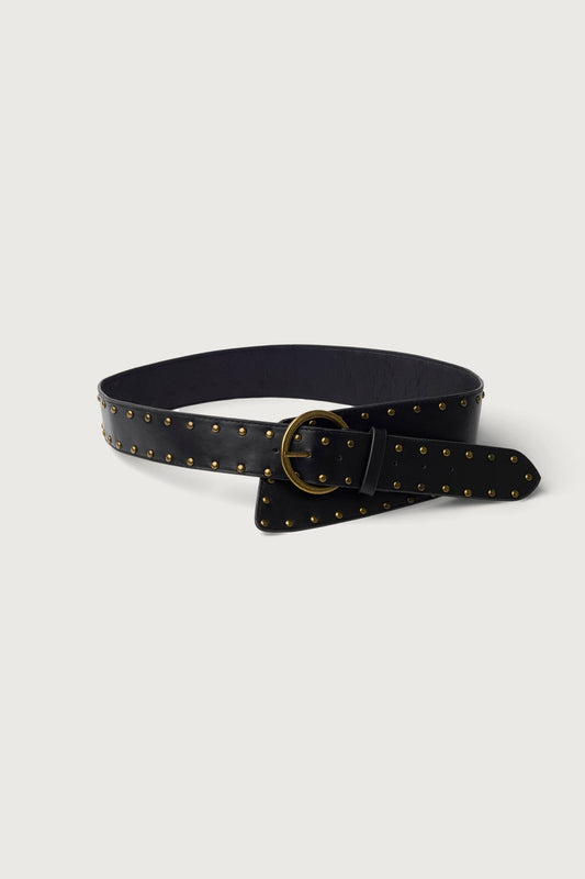 WIDE STUDDED BELT
