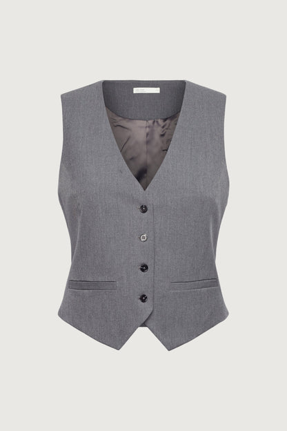 CROPPED SUITING VEST