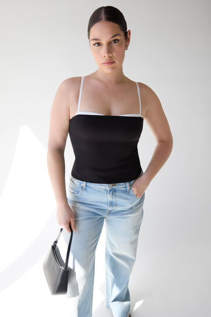 LAYERED CORSET TOP