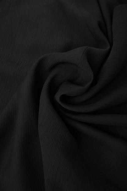 CRINKLED RAYON SHORT SLEEVE TOP