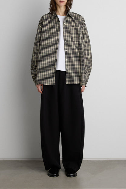 PLAID BUTTON UP SHIRT