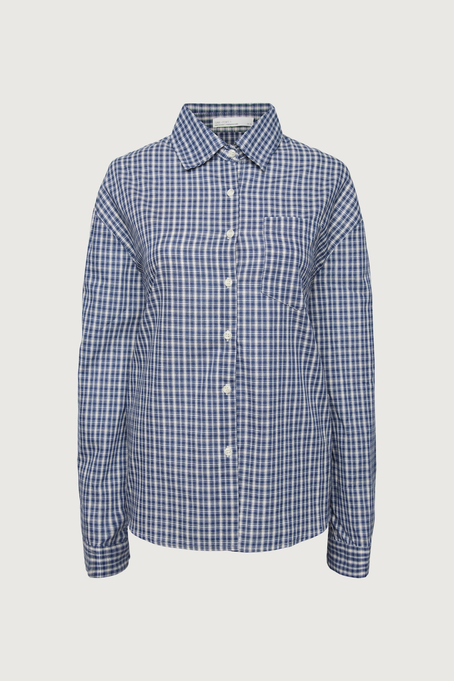 PLAID BUTTON UP SHIRT