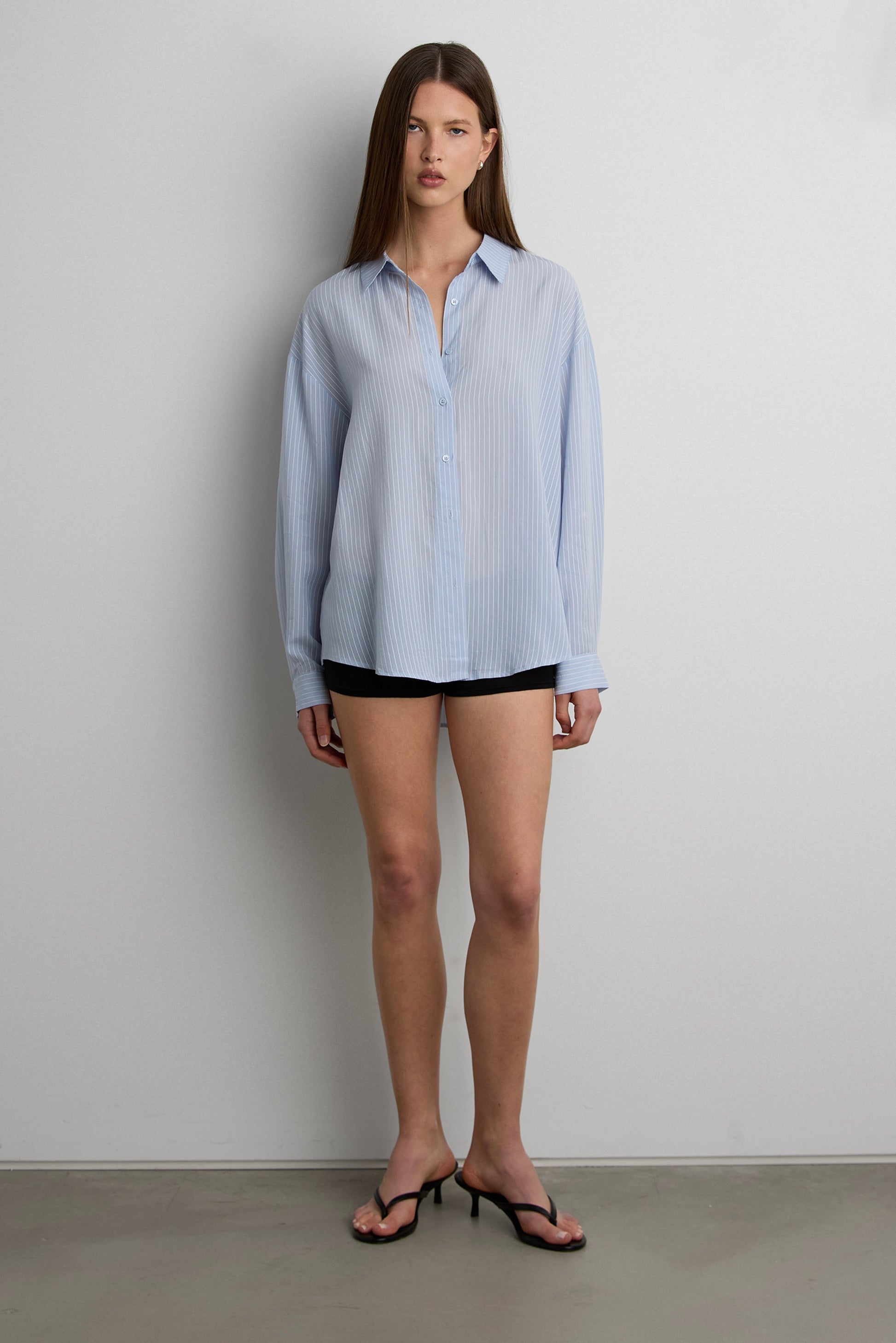 OVERSIZED PINSTRIPE SHIRT