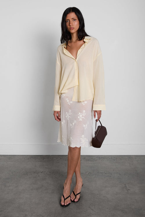 OVERSIZED PINSTRIPE SHIRT