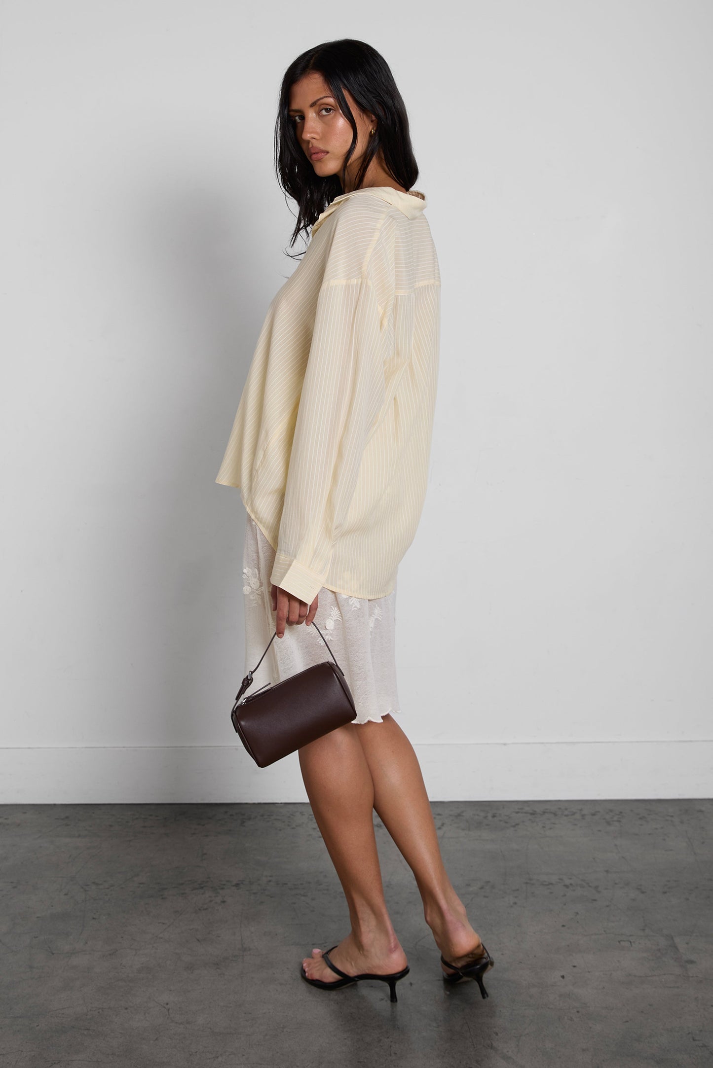 OVERSIZED PINSTRIPE SHIRT