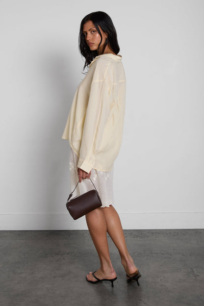 OVERSIZED PINSTRIPE SHIRT
