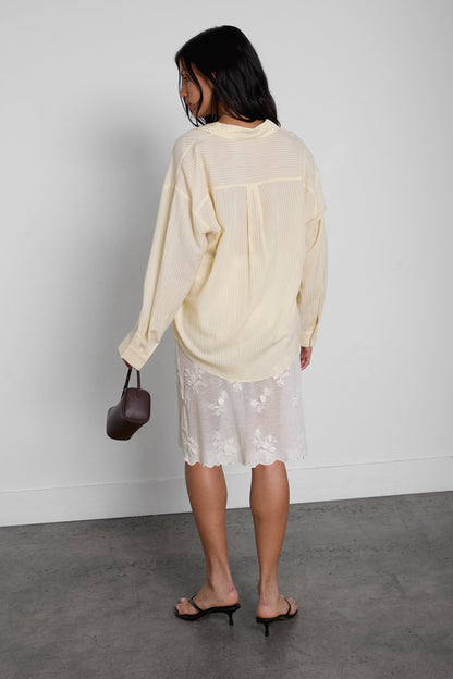 OVERSIZED PINSTRIPE SHIRT