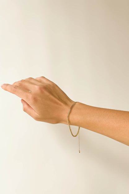DOUBLE CHAIN BRACELET