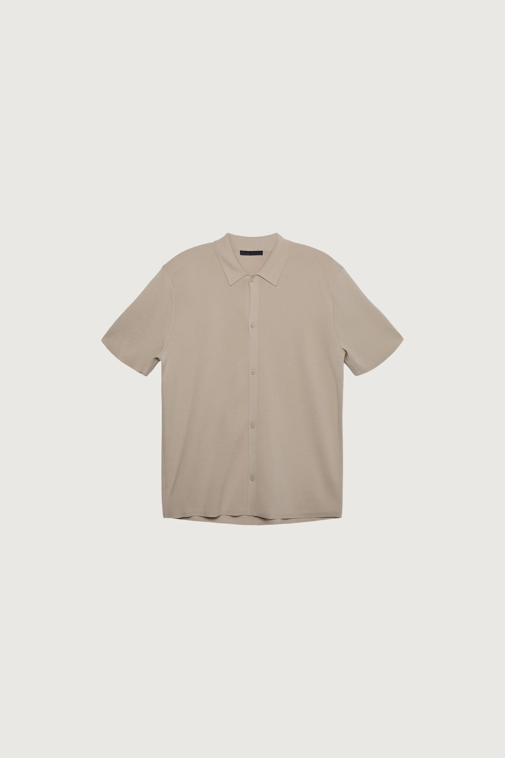 SHORT SLEEVE BUTTON UP SWEATER