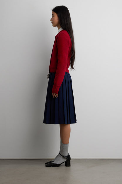 HEART BUTTON FRONT CARDIGAN