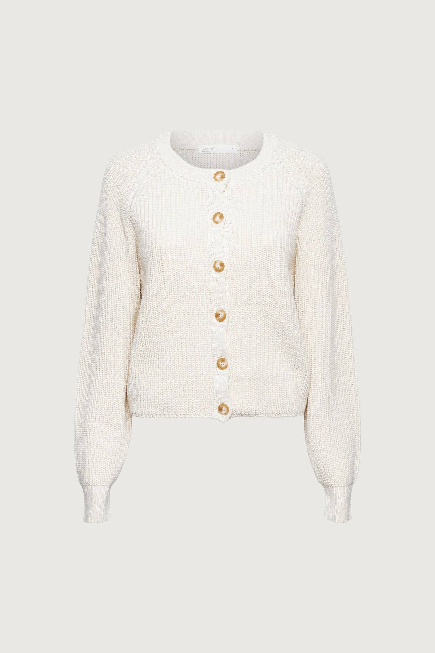 CHUNKY KNIT BUTTON UP CARDIGAN