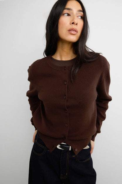 BUTTON UP CARDIGAN