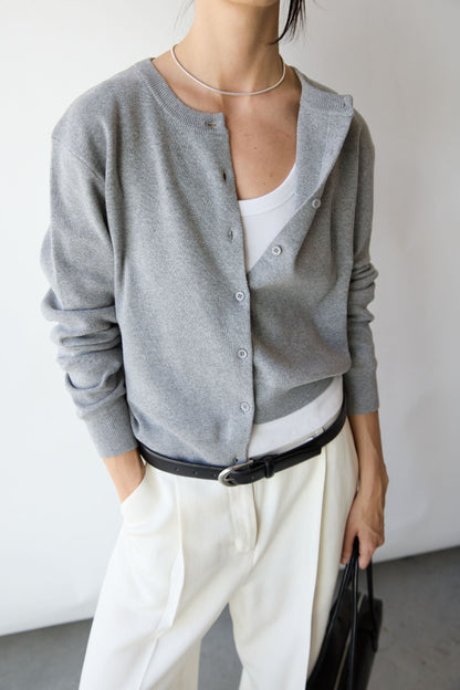 BUTTON UP CARDIGAN
