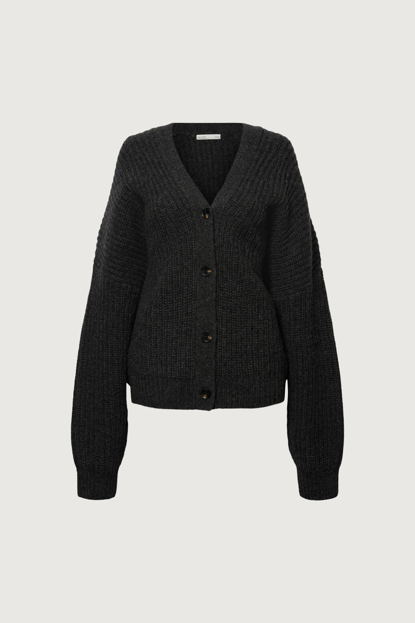OVERSIZED SLOUCHY WOOL CARDIGAN
