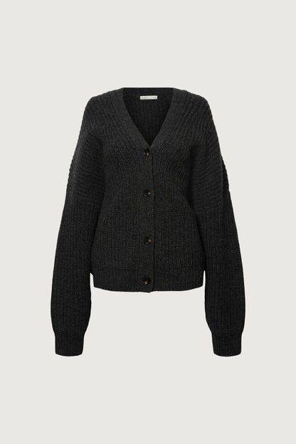 OVERSIZED SLOUCHY WOOL CARDIGAN