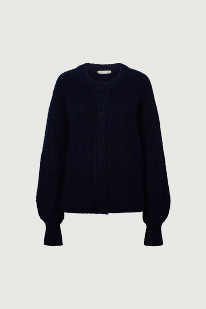 RAGLAN SLEEVE BUTTON FRONT CARDIGAN