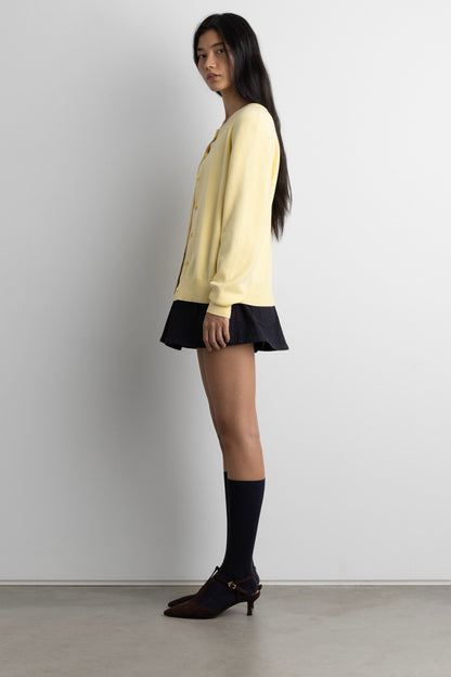 RELAXED FIT BUTTON FRONT CARDIGAN