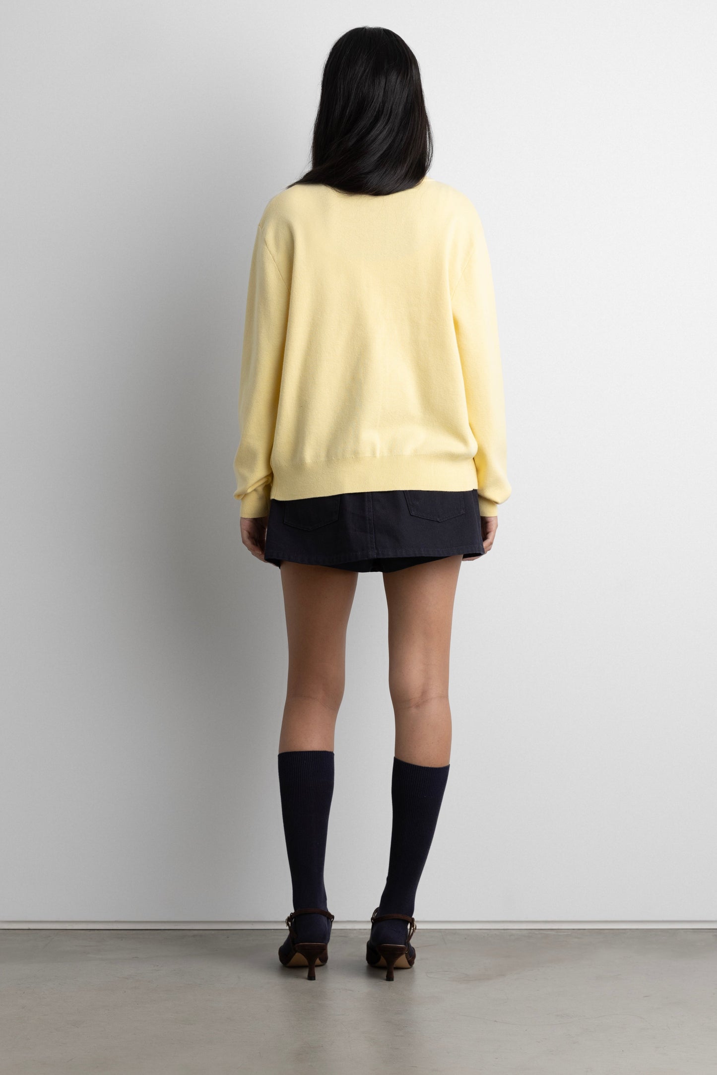 RELAXED FIT BUTTON FRONT CARDIGAN